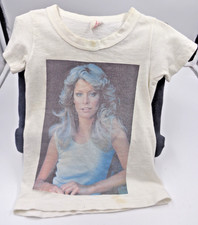 Vintage 1977 Super Farrah Fawcett T-Shirt Size 6 Kids/Youth Pro Arts Inc.