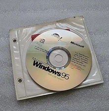 Vintage Microsoft windows 95 install CD