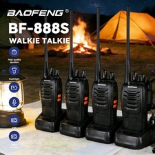 BAOFENG Walkie Talkie set Reichweite 5km Funkgeräte PMR446 16 Kanäle mit Headset