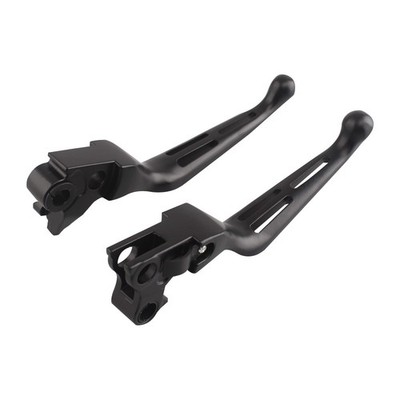 2PCS Brems Kupplungshebel Handhebel Für Harley Touring Softail Dyna Sportster