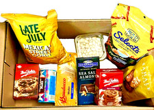12 Pcs Snack Bundle Box - Brand Name Chips, Cookies, Chocolate, Nuts and More