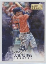 2017 Diamond Kings Artist's Proof Gold 19/99 Jose Altuve (Orange Jersey) 04br