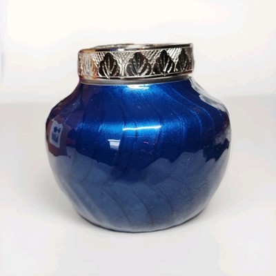 Fovere Memories to Cherish Blue Pet Urn Small Perfect for Your Loved One