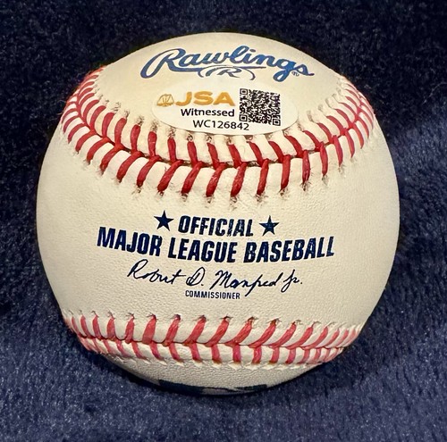 NY YANKEES CHUCK KNOBLAUCH OFFICIAL OMLB SIGNED AUTO WITH 5 INSCRIPTIONS & JSA - Picture 4 of 4