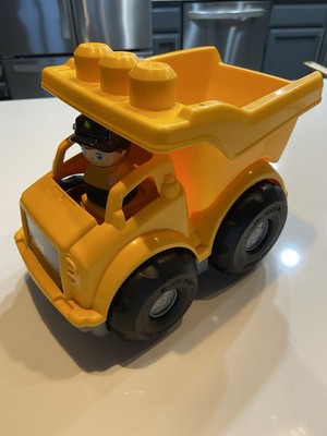 Cat Mega Blocks Dump Truck Mega Brands With John Deere Operator!