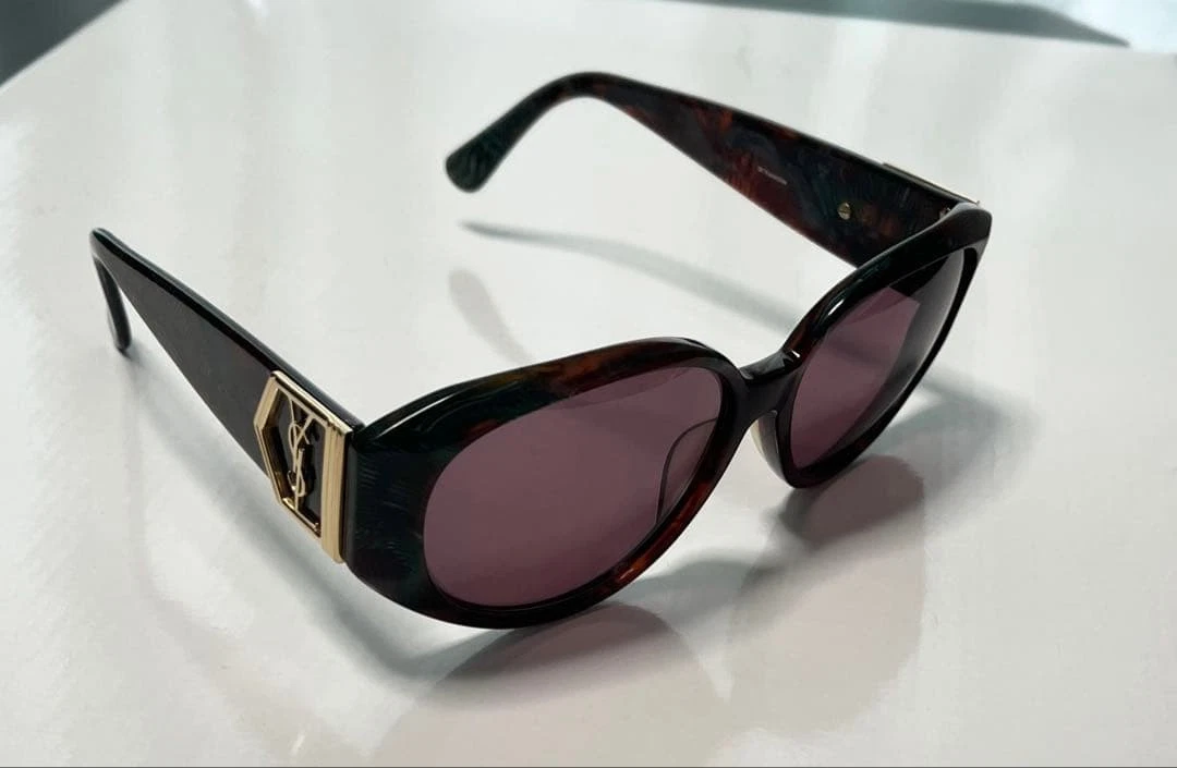 Saint Laurent Sunglasses for Women with Vintage Brown for sale | eBay