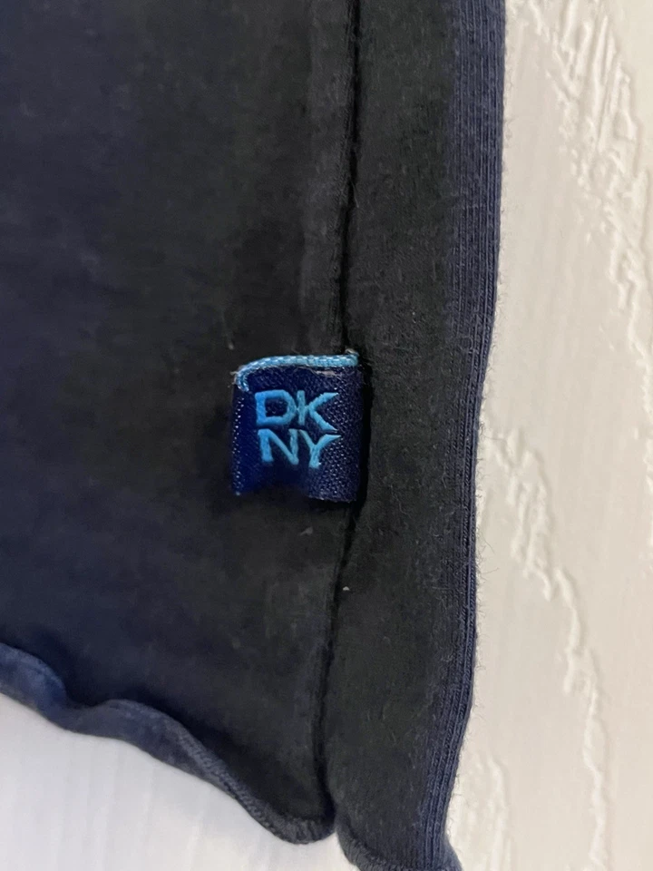 DKNY Top Girls Kids 14 Years Excellent Condition Navy - Image 4 of 4