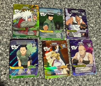 Naruto Mythos TCG 1. Edition Holo Set/Bundle 6 Karten NM #3