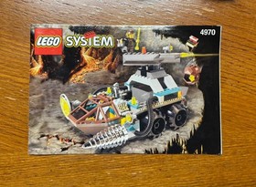 Lego System Rock Raiders Chrome Crusher 4970 mostly built includes instructions 