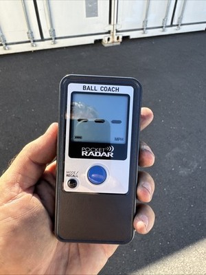 Pocket Radar PR1000-BC Ball Coach Pro-Level Speed Training Tool TESTED