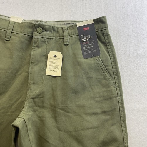 Levi's XX Chino Authentic Pants Men's 32x34 Green Preppy Relaxed Straight Leg - Picture 3 of 14