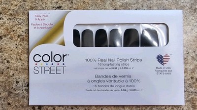 Color Street Midnight in Manhattan. Nail Polish Strips | eBay