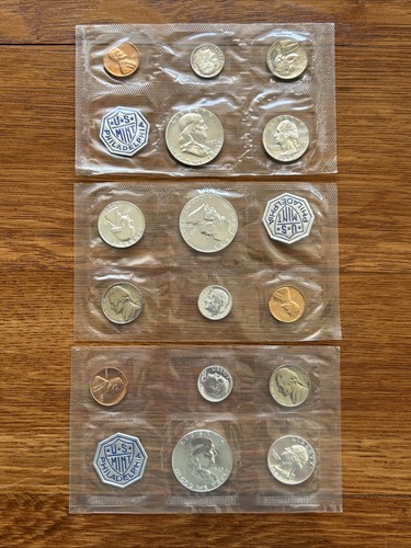 1957, 1961 & 1963 U.S. Proof Set Lot 🇺🇸 - 第 1/14 張圖片