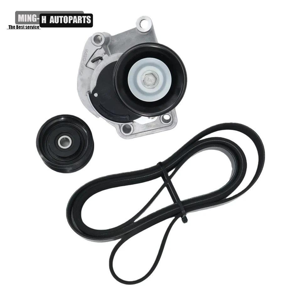 Serpentine Belt Drive Component Kit For Toyota Lexus 4Runner Sequoia GS430 LS430 - Image 2 of 4