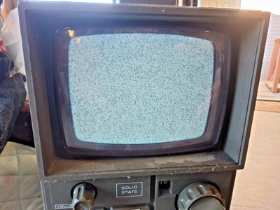 🔥🔥Vtg 1977 Panasonic Ranger-505 Portable TV P880A T-505A