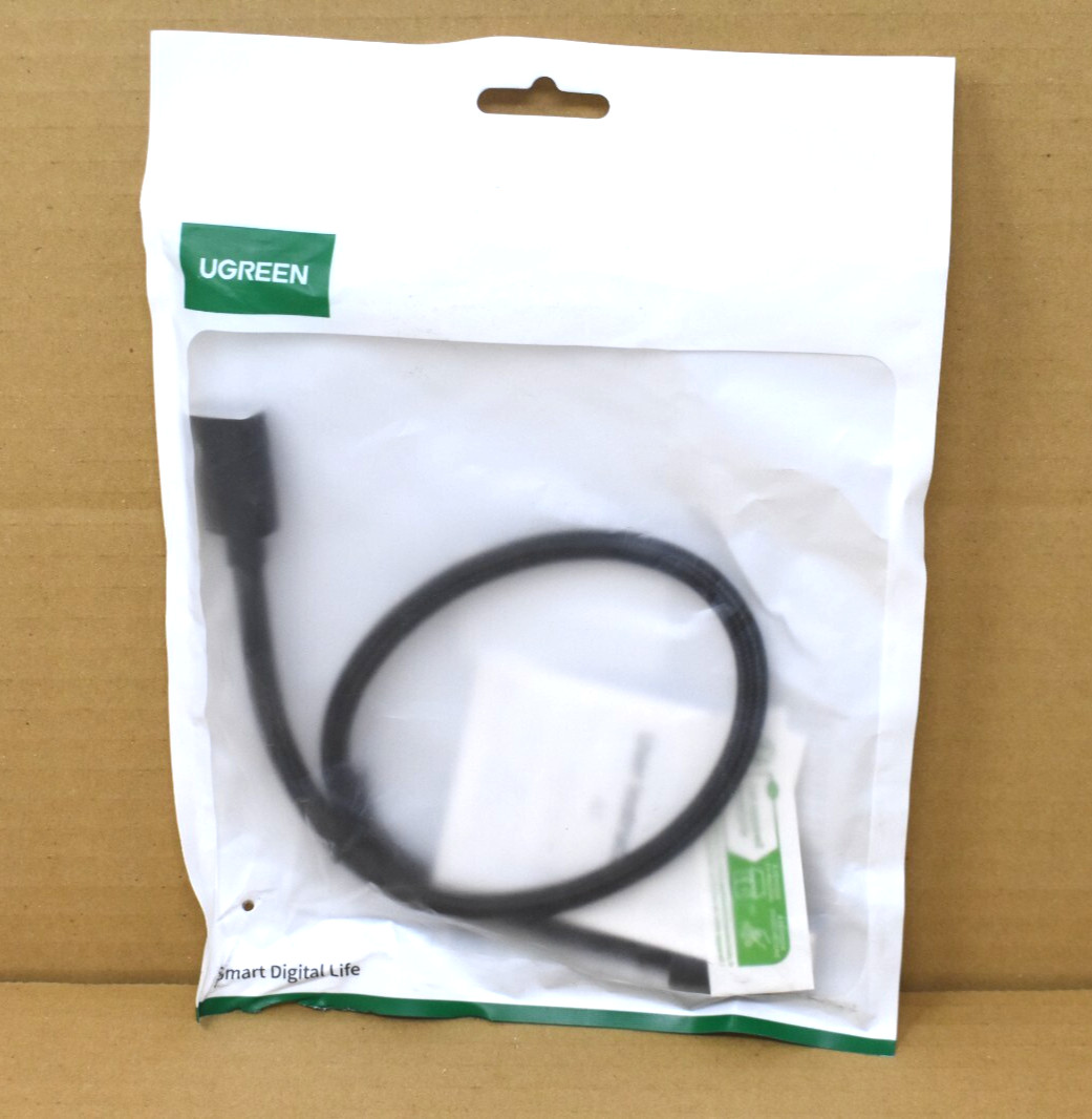 Ugreen 40400 HDMI Male to Female Extension Cable 8K 0.5M Bla