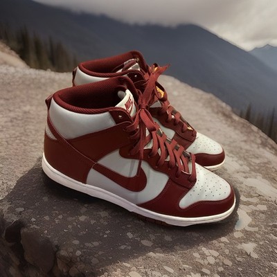 M107) Nike Dunk High Retro Dark Beetroot Grey DD1399-600 Men s Size 11