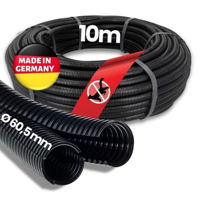 10m Kalitec corrugated pipe twin 60.5mm corrugated hose duo two-piece hose conduit