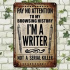 Funny Deer Hunting Tin Metal Signs Home Décor 8x12: Rustic Lodge Cabin Decor