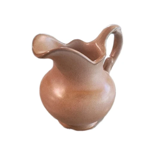 Vtg Frankoma Pitcher/Creamer Plainsman Brown F30A 5 1/2" (T16)