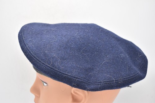 Vintage Polish Army Dark Blue Beret – Size 57 - Picture 17 of 24