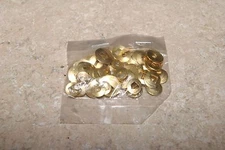 100 PIECE ASSORTMENT ROUND & SQUARE NEW CLOCK PARTS 