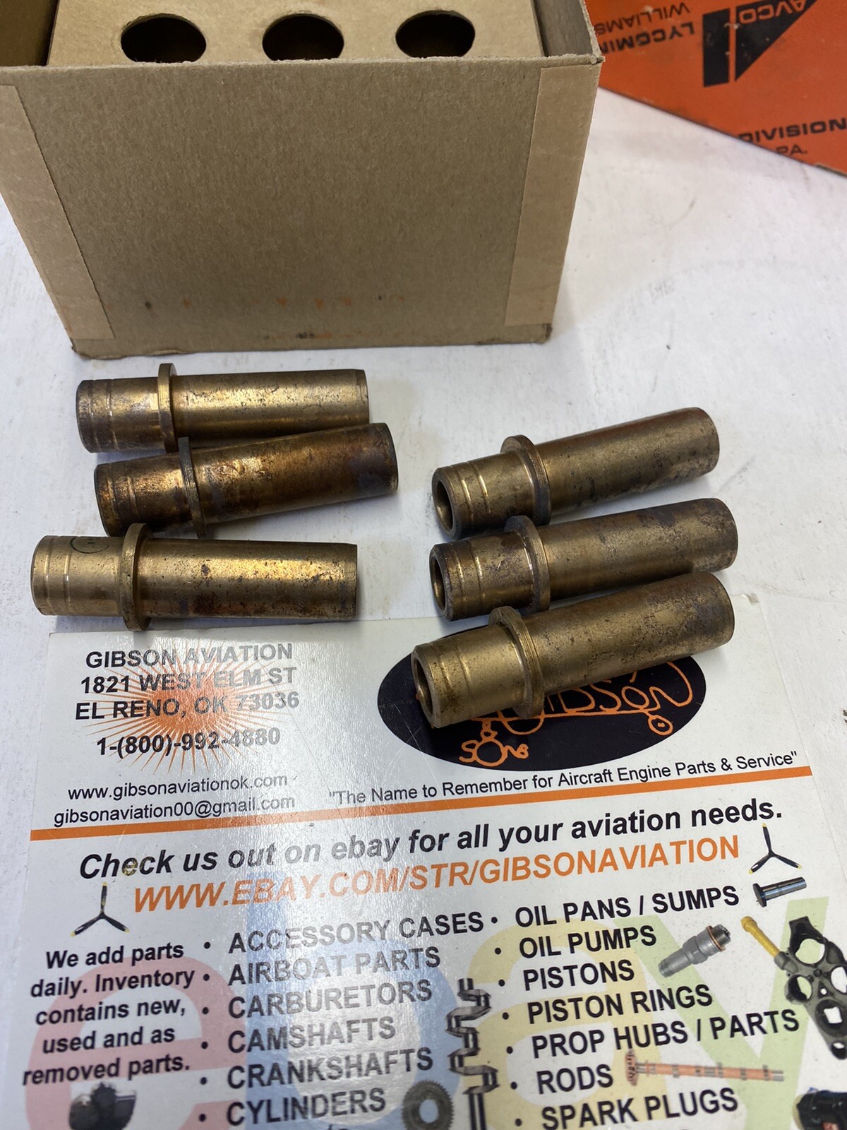 66529 EXHAUST VALVE GUIGE NEW STANDARD SET OF 6 eBay