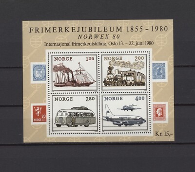 s46758 NORWEGEN POSTFRISCH ** 1980 Norwex s/s