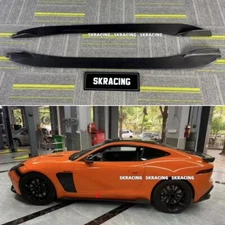 Real Carbon Fiber Car Side Skirts Extension Spoiler For Jaguar F-TYPE 2014-2024