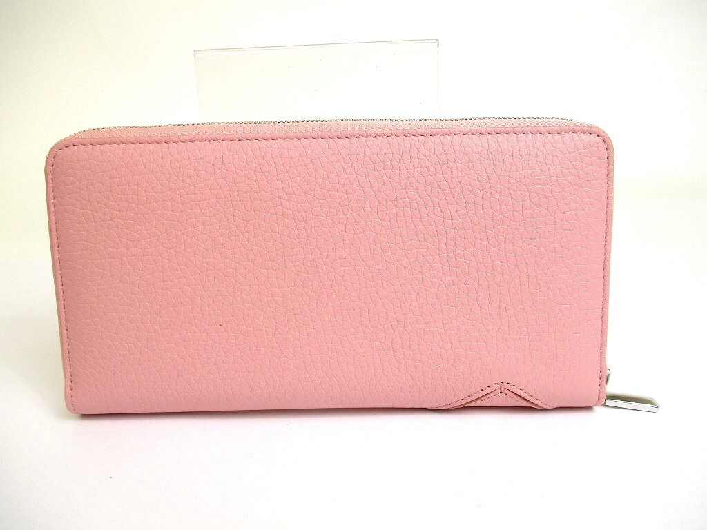 Auth Tiffany & Co. Return to Tiffany Pink Leather Large Zip