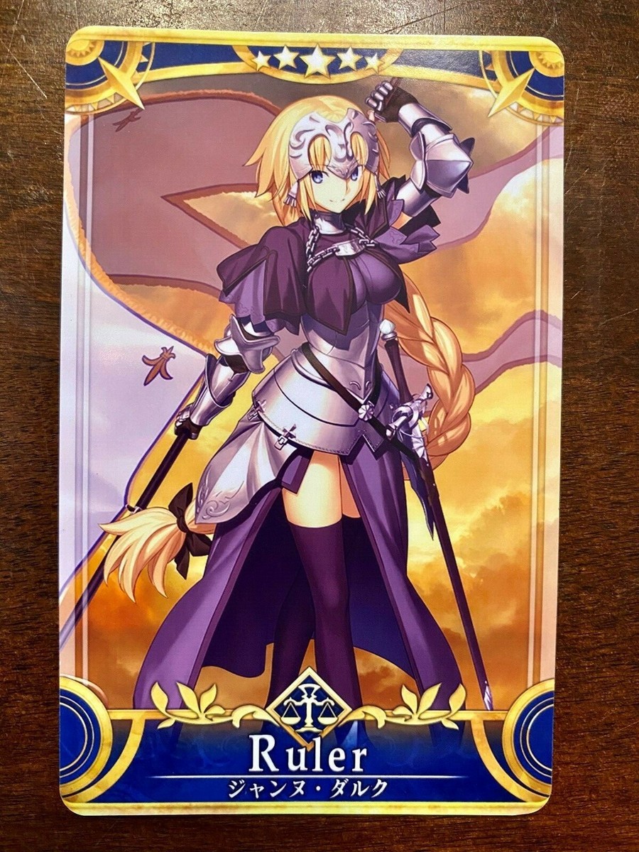 Fate Grand Order FGO Arcade Card Jeanne d'Arc Ruler Second
