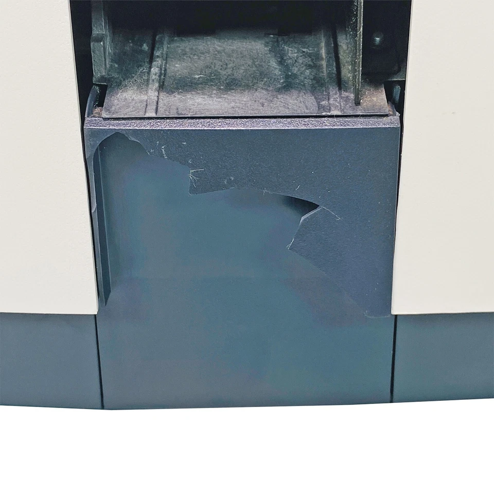 Fargo DTC510 Einseitig Full Farbe Ausweis Drucker Parallel Broken Plastik - Bild 2 von 4