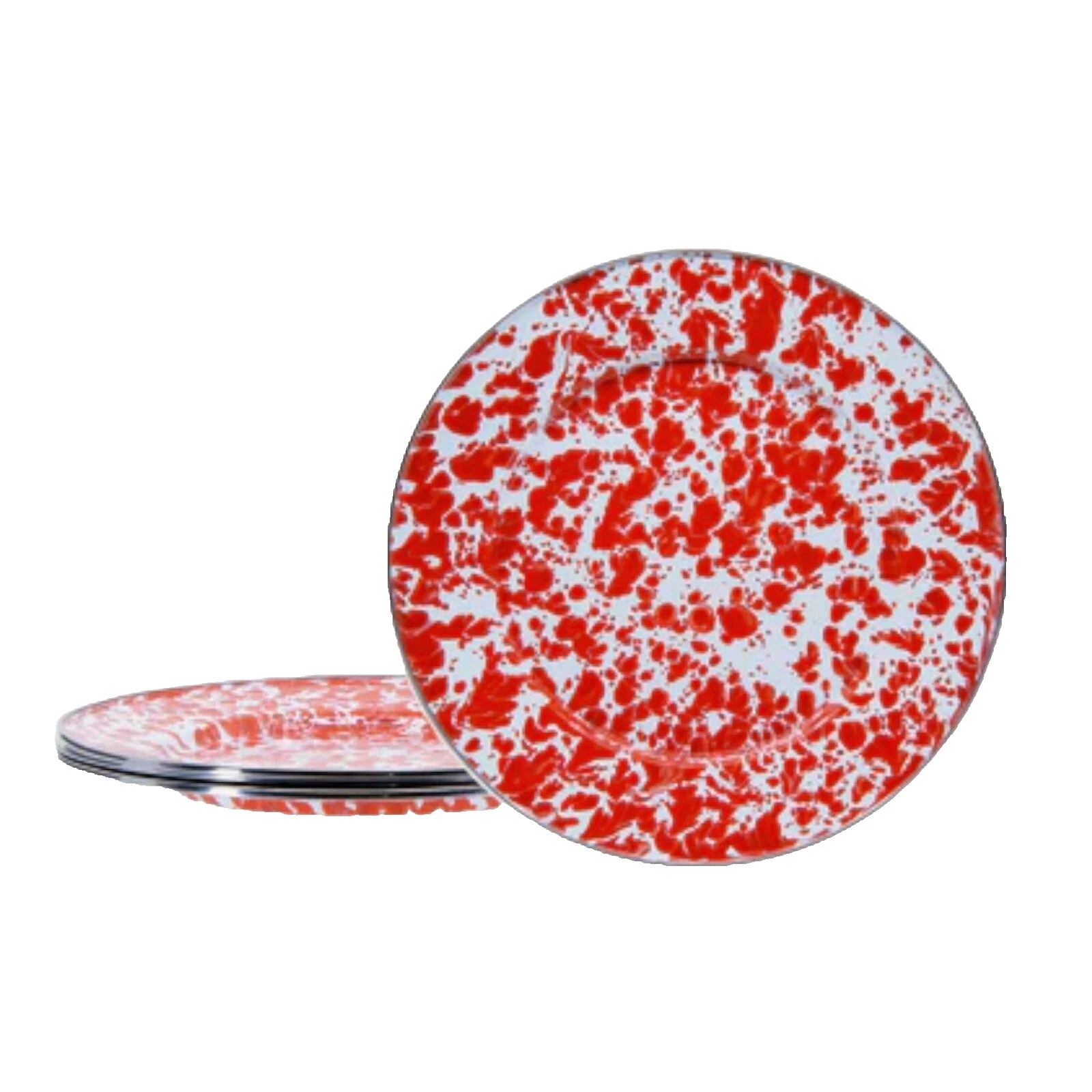Polka Dot Round Dinnerware Plates