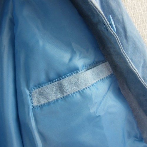 Excelled Coat Jacket Womens 2x Blue Genuine Leather Button Front Long Sleeve - Picture 7 of 21