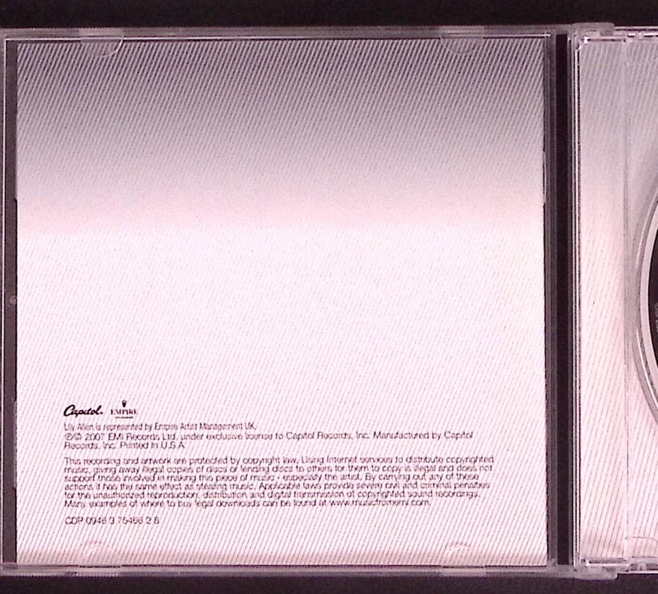 LILY ALLEN – ALRIGHT, STILL CAPITOL RECORDS  CD 5851 - Image 3 of 4