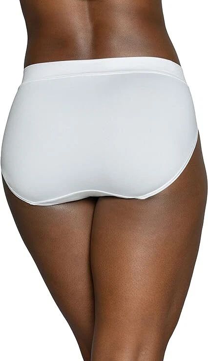 Paquete de 3 bragas Vanity Fair Beyond Comfort corte alto sin costuras #13212 BLANCAS talla 6~7 Foto 3 de 4