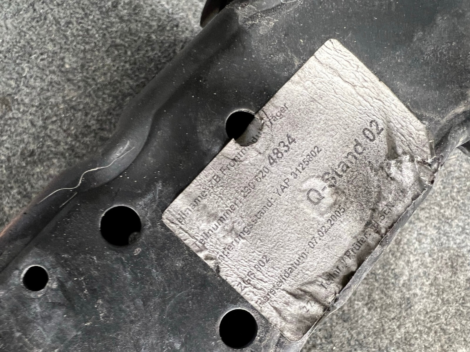 Mercedes-Benz SL R230 Radiator Support Beam A2306205234 OEM for