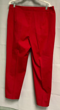 TALBOTS Women  s Sz 12 Heritage Pants Side Zip, Straight Leg