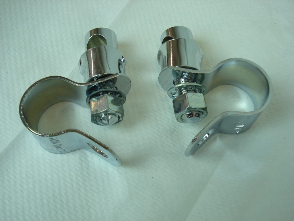 NUEVO JUEGO DE ESPEJOS RETROVISORES CROMADOS DE VÁSTAGO DE 6 PULGADAS PARA MOTOCICLETA - PALA HARLEY KNUCKLEHEAD PANHEAD Foto 4 de 4