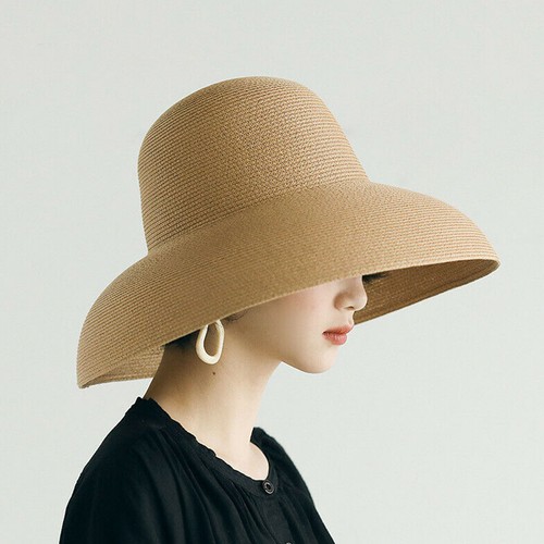 Handmade Women Ladies Summer Straw Hat 