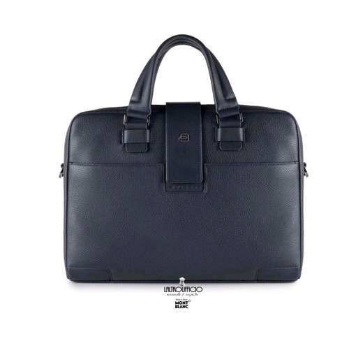 PIQUADRO CA3996S86 BLU CARTELLA PORTADOCUMENTI PELLE | eBay