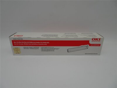 Original OKI 43979102 Toner black B400 B410 B420 B430 B440 MB460 MB480 in OVP