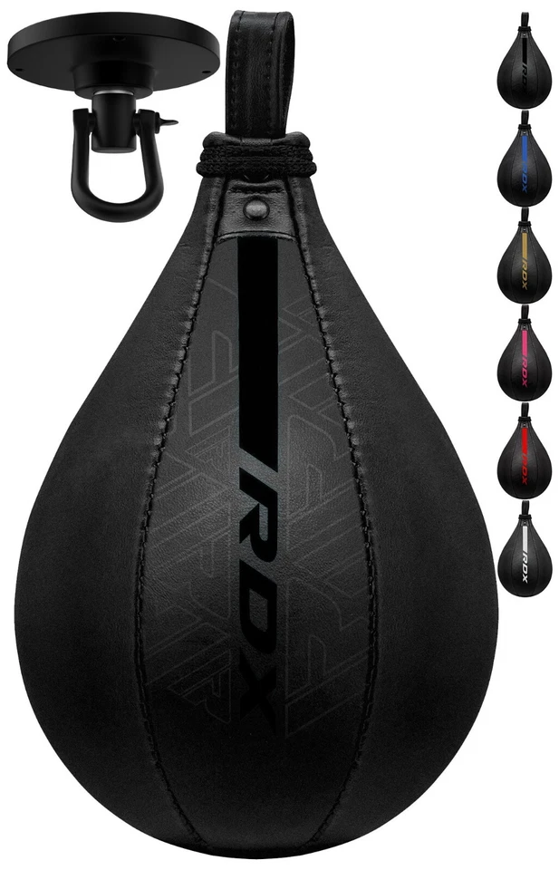 RDX Speed Pear Ball Adulte Punching Ball Maya Hide en Cuir Pour d'Entraînement - Photo 1/1