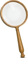 Magnifying Glass 10X 75 mm, Kids Magnifying Glasses Vintage Handheld Reading S..