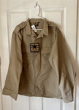 Propper Tactical Shirt   Long Sleeve Khaki Uniform Public Safety Men  s XL
