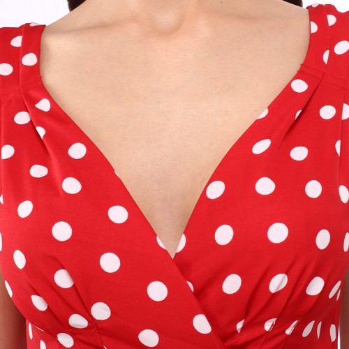 Miss Lavish Dress 40s 50s Swing Vintage Rockabilly Retro Prom Plus Size Dresses - Picture 13 of 13