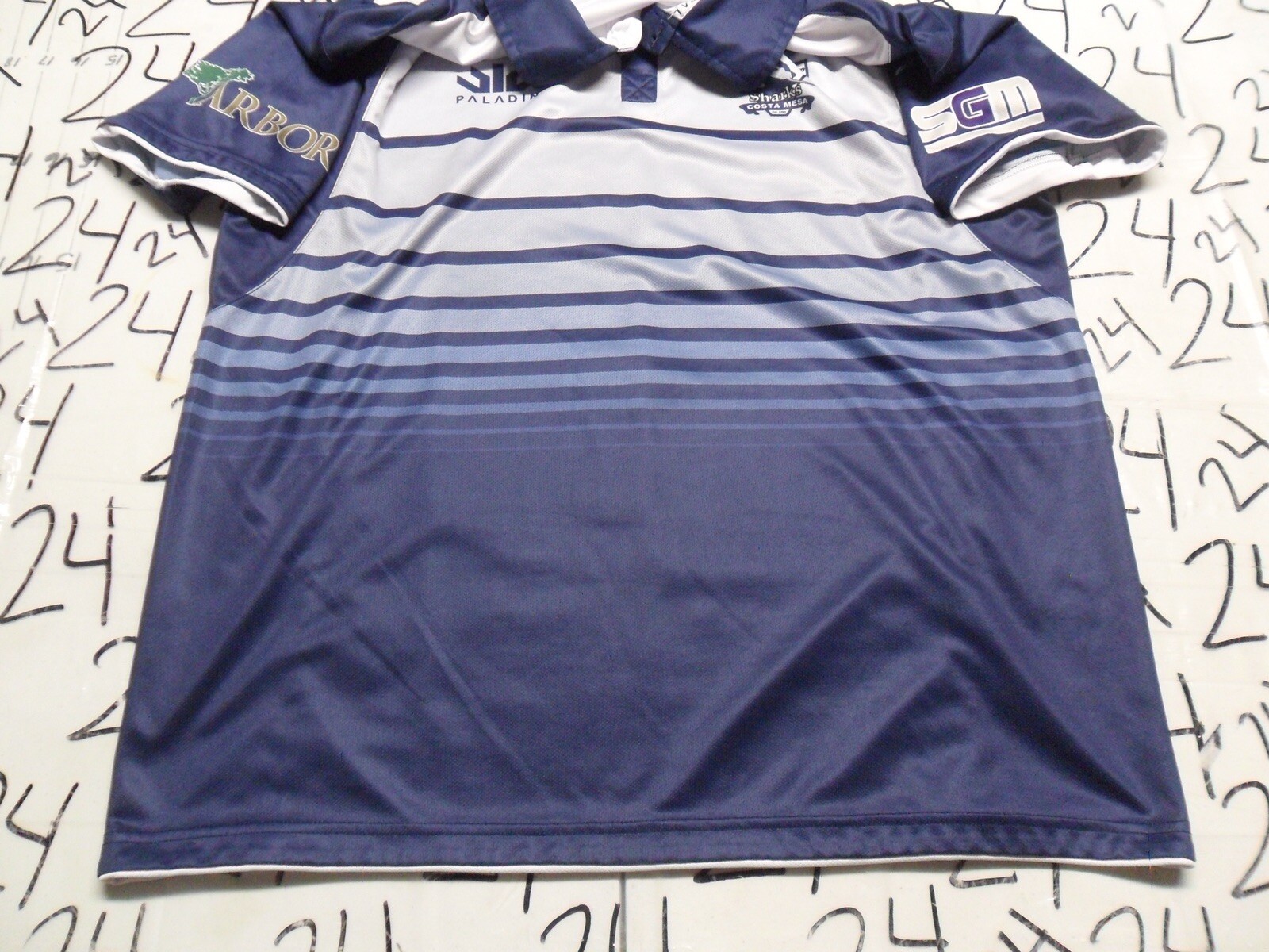 XL NWOT Back Bay Rugby Costa Mesa Sharks California Polo Shirt eBay