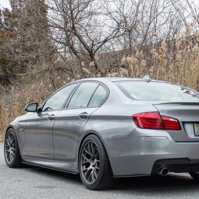 BMW M Sport F10 535 528 Side Skirt & Rear Bumper Extension Splitters