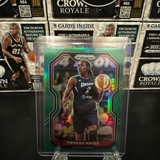 2021 Panini Prizm WNBA Tiffany Hayes Green Prizm #87 Dream