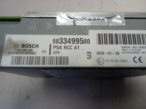 9833499580 Sistema Audio/Radio Cd para OPEL COMBO LIFE E Edition 2020 6631451 - Imagen 4 de 9